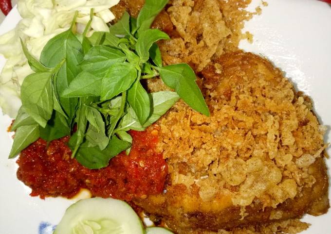 Resep Ayam Penyet Kremes Oleh Dapur Kak Citra Cookpad 