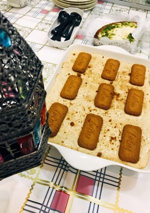 صورة لوصفة كيكة سنافر باللوتس