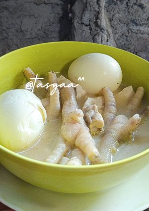 Foto resep Besengek/Terik Ceker tahu telor