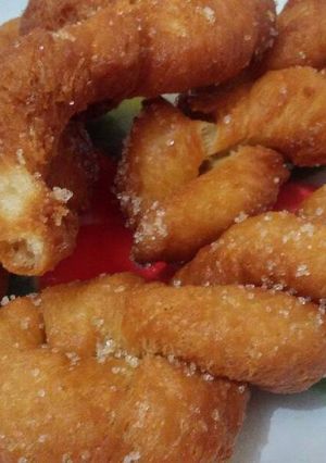 Foto resep Kkwabaegi (twisted korean doughnuts)