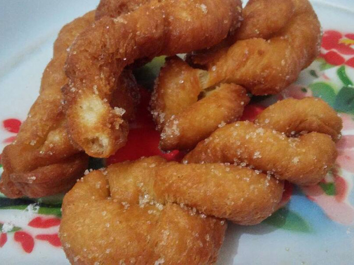 Resep Kkwabaegi (twisted korean doughnuts) Anti Gagal