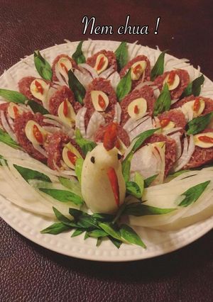 Hình của món Nem chua bò !.
