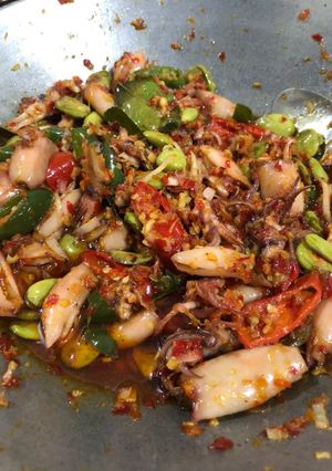 Foto resep Cumi sambal kecombrang