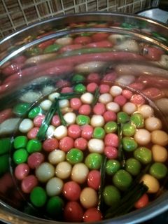 Foto resep Wedang ronde 3 warna