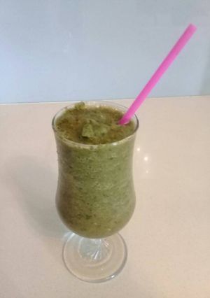 A picture of Healthy and tasty smoothie.