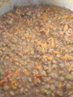 A picture of Lentils stew.
