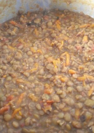 A picture of Lentils stew.