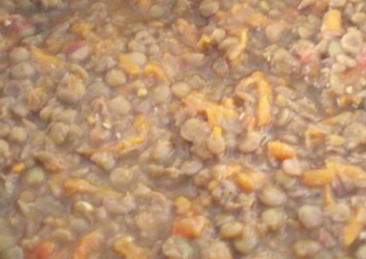 Recipe of Any-night-of-the-week Lentils stew