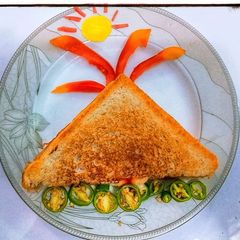 Cheesy Bread Sandwich! A picture of Cheesy Bread Sandwich!.