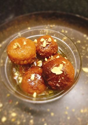 A picture of Instant Gulab jamun recipe.