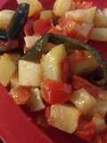 Chayotes con rajas a la mexicana mmm deli