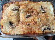 Una foto de pastel de papa con champiñones
