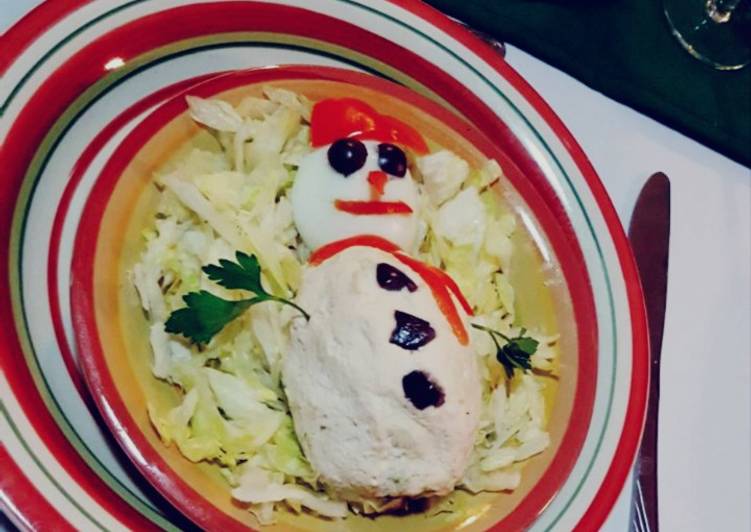 Monito De Nieve Navideno Receta De Martina Fernanda Cookpad