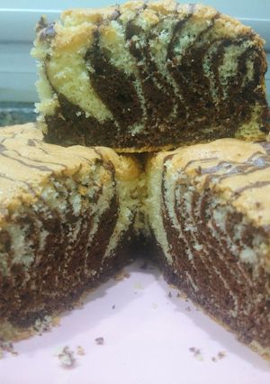 Una foto de Torta zebra 🦓