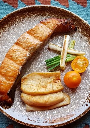 鮭魚西京燒 的食譜成品照片