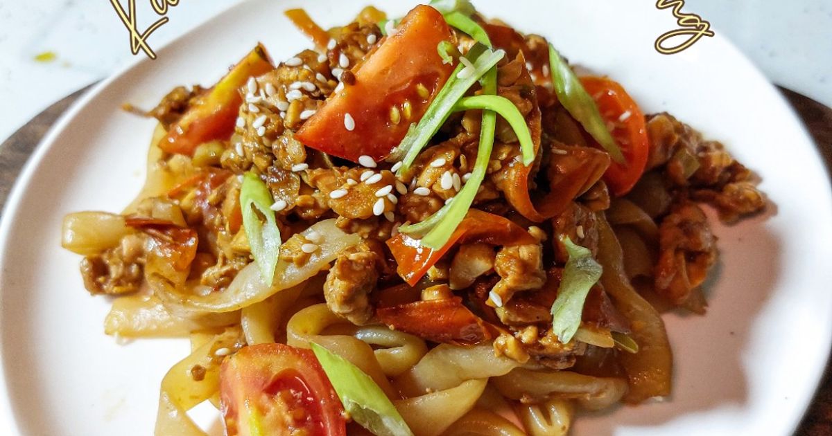 Kwetiau Konyaku Goreng - Vegan Diet