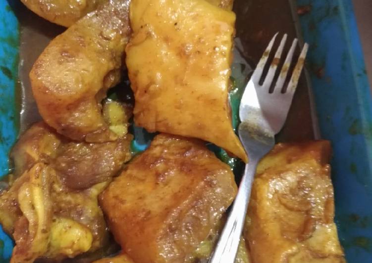 Recipe: Appetizing Kikil goreng bumbu kuning