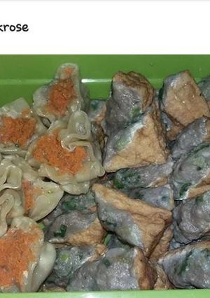Foto resep Tahu Baso Ayam + siomay ayam Margondeesss....😂😂