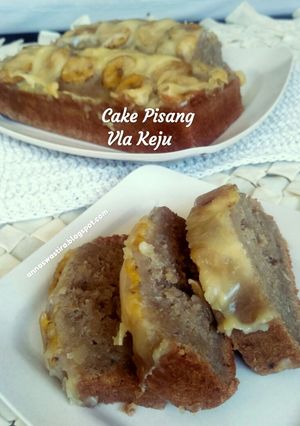 Foto resep 96. Cake Pisang Vla Keju