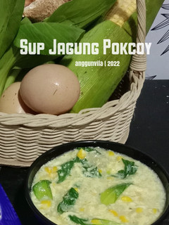 Foto resep Sup Jagung Pokcoy