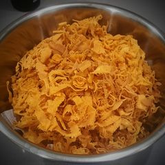 A picture of Pakkavada/ Ribbon Pakoda.