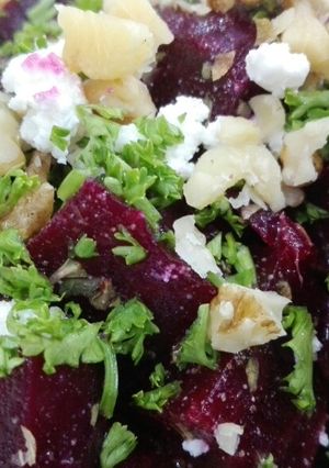 A picture of Beetroot With Walnut Salad.