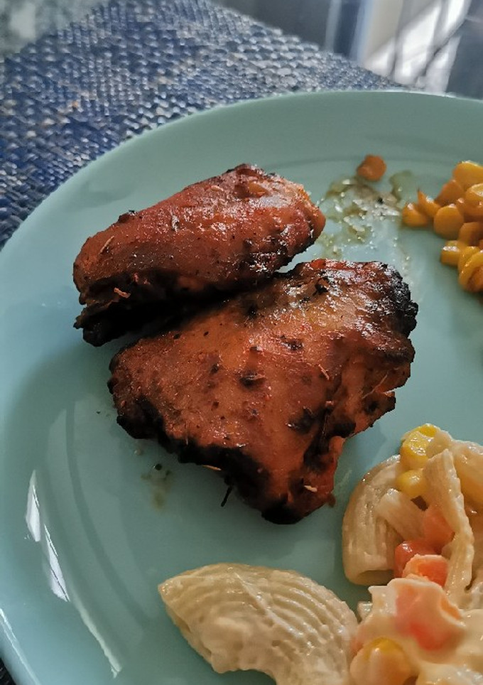 Una foto de Pollo asado en air fryer