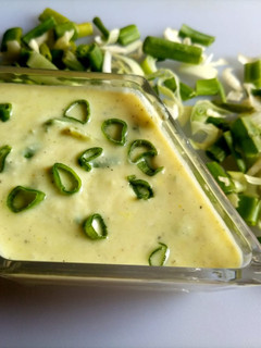 A picture of Spring onion dip.