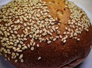 Una foto de pan de yema