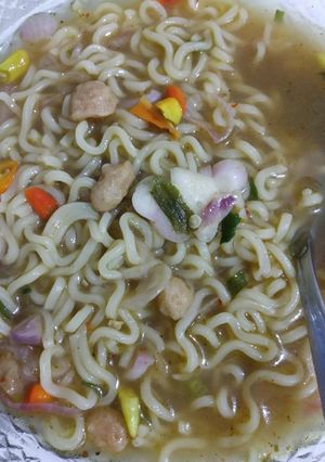 Foto resep Mie instan obat flu