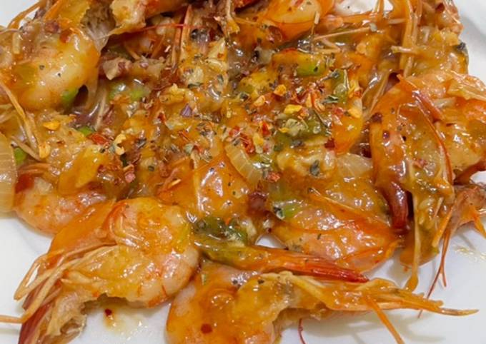 Garlic Butter Prawns /Udang Saus Mentega