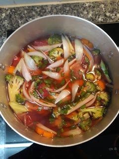 Hình của món Canh rau củ thập cẩm.