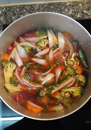 Hình của món Canh rau củ thập cẩm.