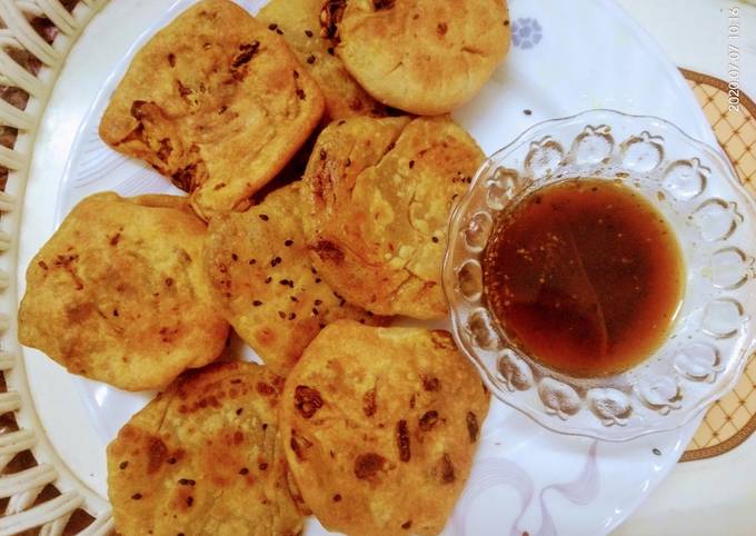 Air Fryer Atta Onion Kachori