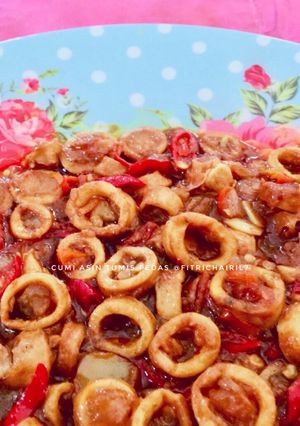 Foto resep Cumi Asin Tumis Pedas