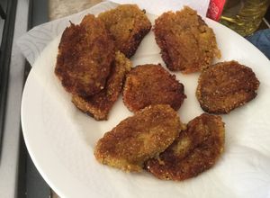 Una foto de Tortitas de plátano macho con amaranto (de una amiga)