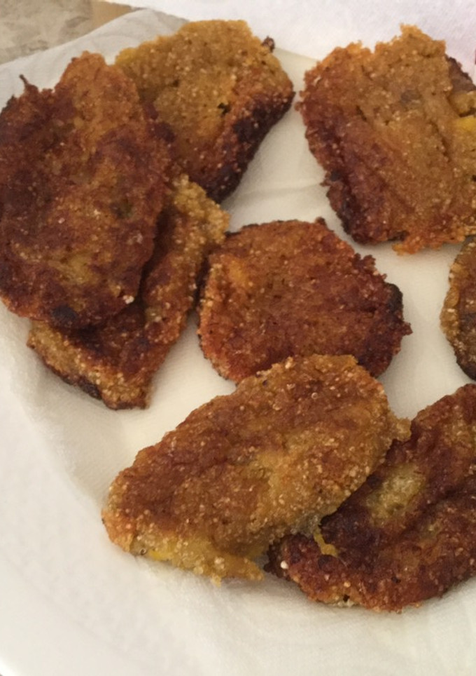 Una foto de Tortitas de plátano macho con amaranto (de una amiga)