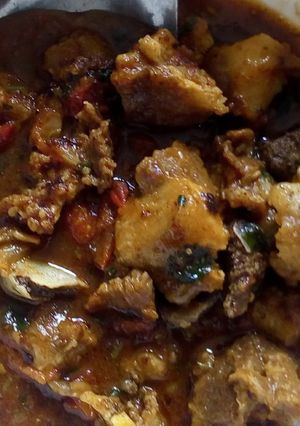 A picture of Beef stew.
