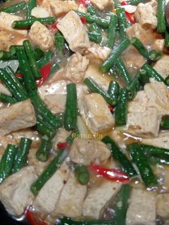 Foto resep Oseng Kacang Panjang Tahu Tempe