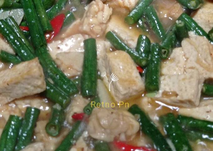 Resep Oseng Kacang Panjang Tahu Tempe Oleh Retno Prihati Cookpad