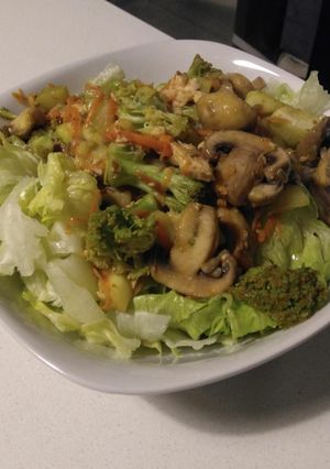 Una foto de Verduras salteadas