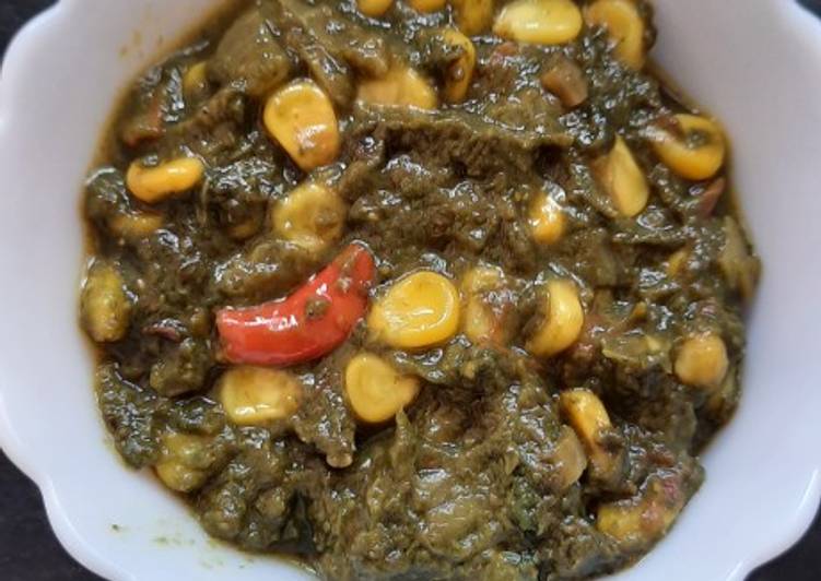 Easiest Way to Make Super Quick Homemade Corn Palak