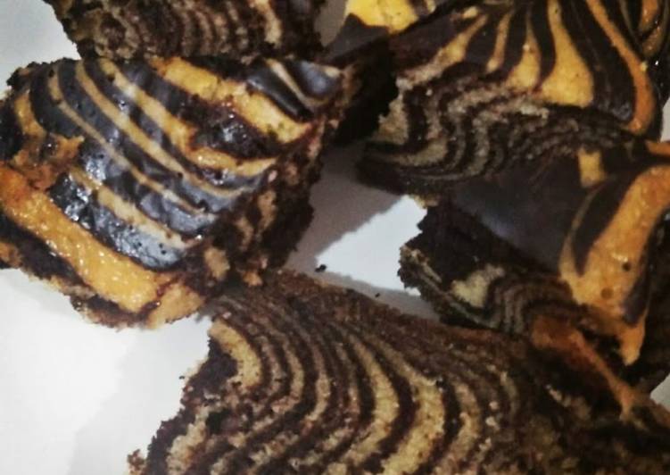 Recipe: Perfect Zebra cake