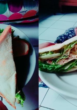 Foto resep Roti berlapis/sandwich