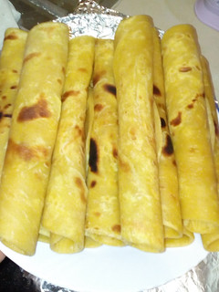 A picture of Soft coconut, butternut chapati.