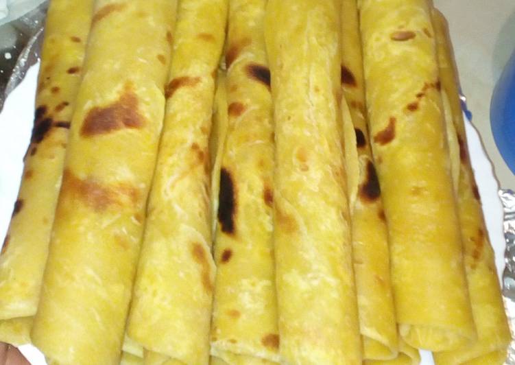 Soft coconut, butternut chapati