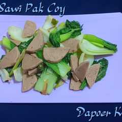 Tumis sawi pok coy-レシピのメイン写真