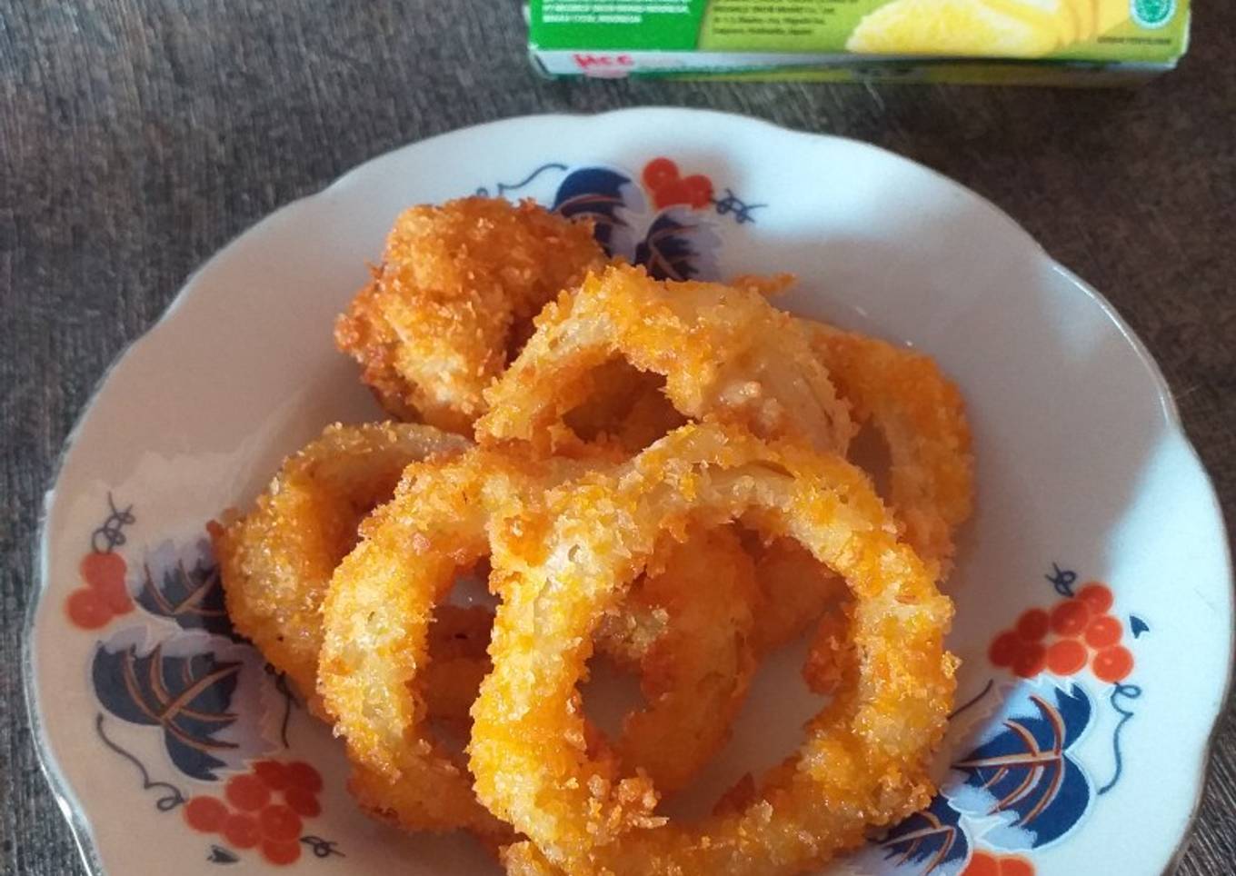 Onion ring keju