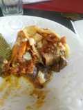 Conchiglioni rellenos de berenjena