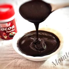 Chocolate sauce A picture of Chocolate sauce.
